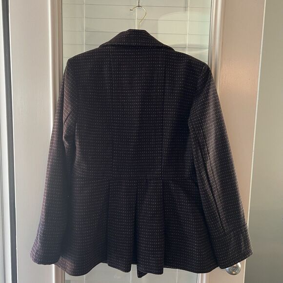 Banana Republic Women’s Peacoat Large Wool Blend - Picture 2 of 6